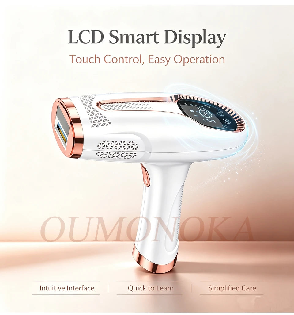 IPL Laser Hair Removal Device – Permanent At-Home Epilator for Face, Body & Bikini | All Skin Tones