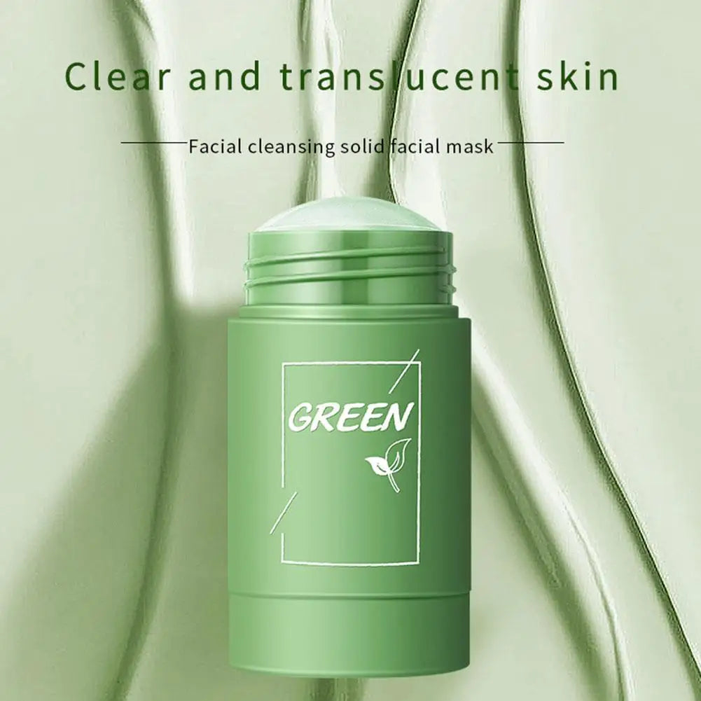 Green Tea Clay Mask Stick – Deep Pore Cleansing, Acne & Blackhead Control | Face Mask for All Skin Types