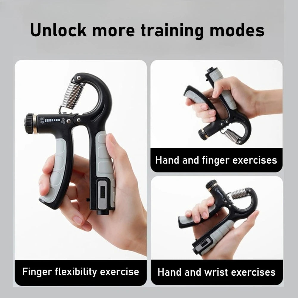 Adjustable Grip Strength Trainer – Hand & Forearm Strengthener for Muscle Building | Men & Women
