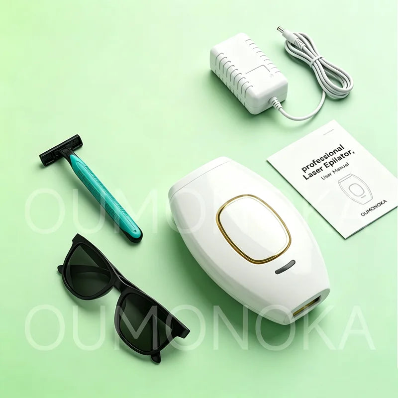IPL Laser Hair Removal Device – Permanent At-Home Epilator for Face, Body & Bikini | All Skin Tones
