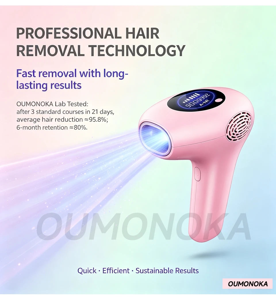 IPL Laser Hair Removal Device – Permanent At-Home Epilator for Face, Body & Bikini | All Skin Tones