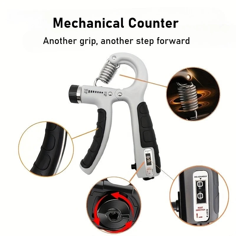 Adjustable Grip Strength Trainer – Hand & Forearm Strengthener for Muscle Building | Men & Women