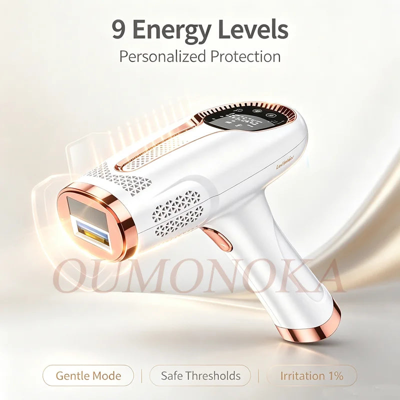 IPL Laser Hair Removal Device – Permanent At-Home Epilator for Face, Body & Bikini | All Skin Tones