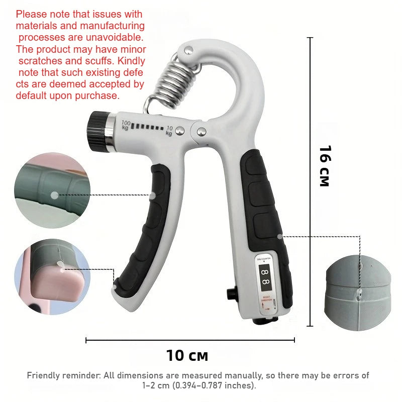 Adjustable Grip Strength Trainer – Hand & Forearm Strengthener for Muscle Building | Men & Women