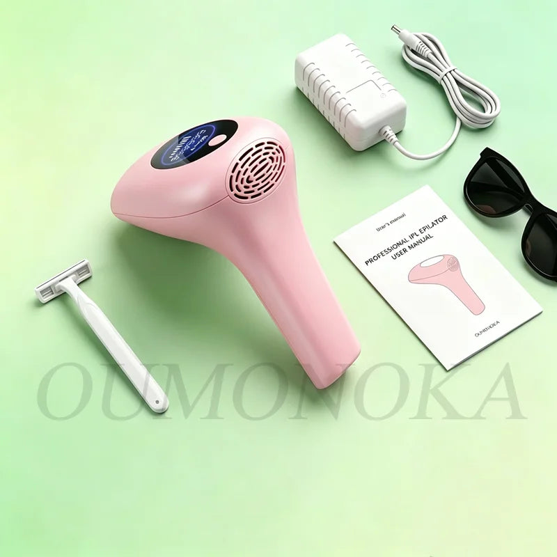IPL Laser Hair Removal Device – Permanent At-Home Epilator for Face, Body & Bikini | All Skin Tones