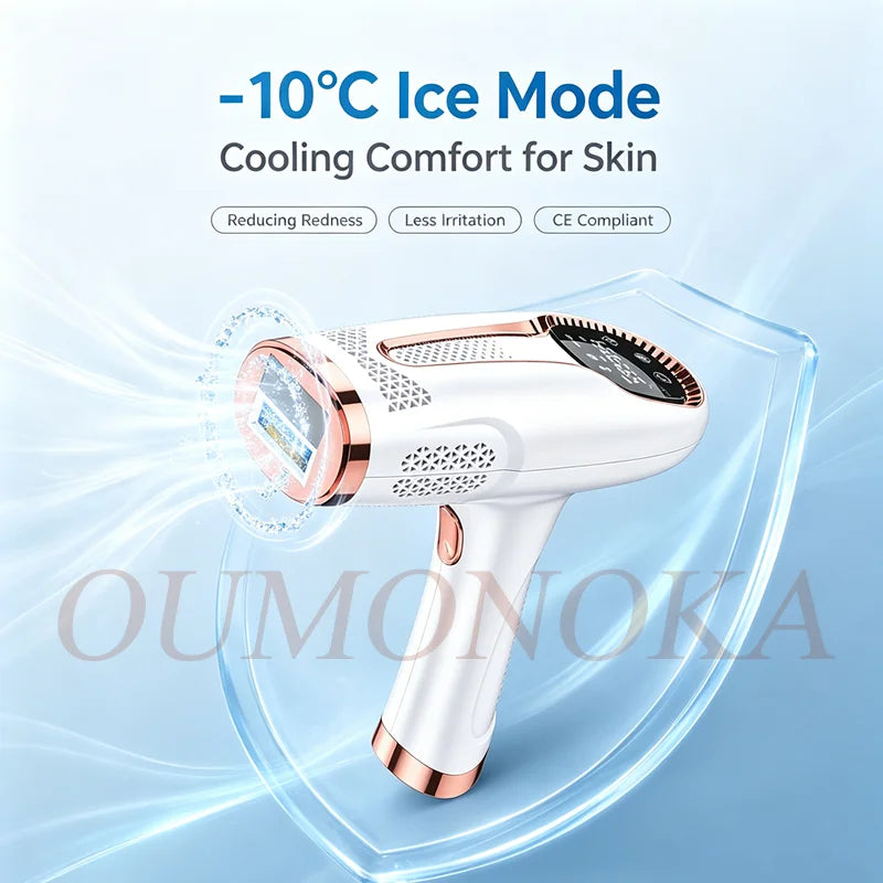 IPL Laser Hair Removal Device – Permanent At-Home Epilator for Face, Body & Bikini | All Skin Tones