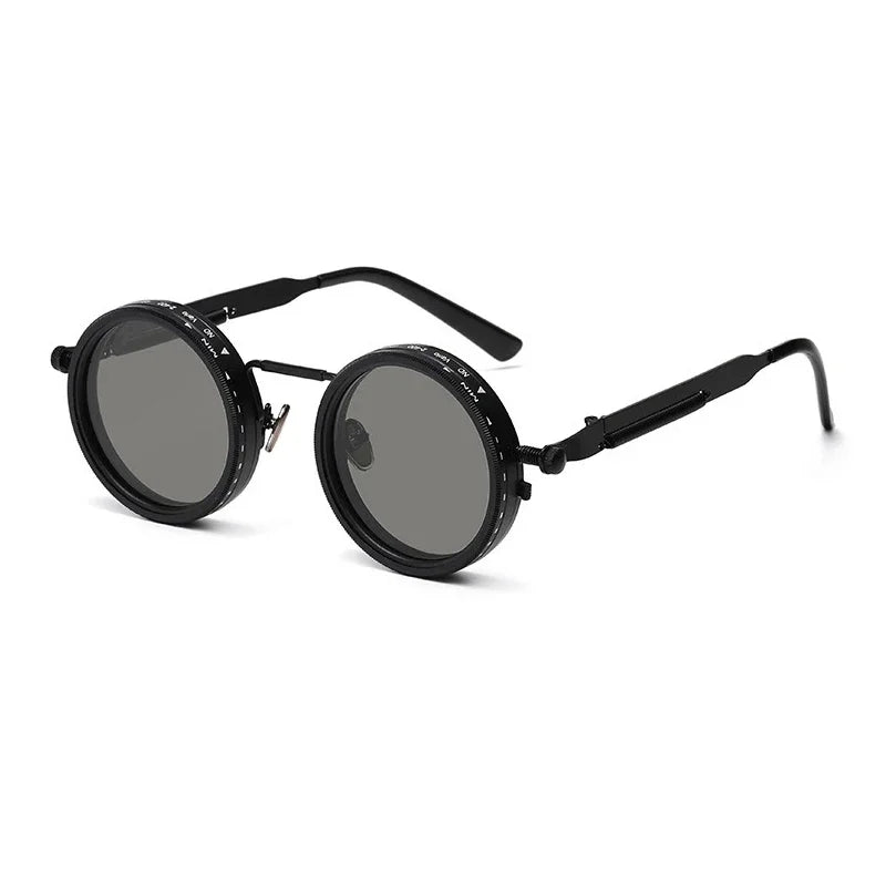Polarized Sunglasses – UV400 Round Retro Punk Shades for Men & Women | Outdoor Sport Eyewear