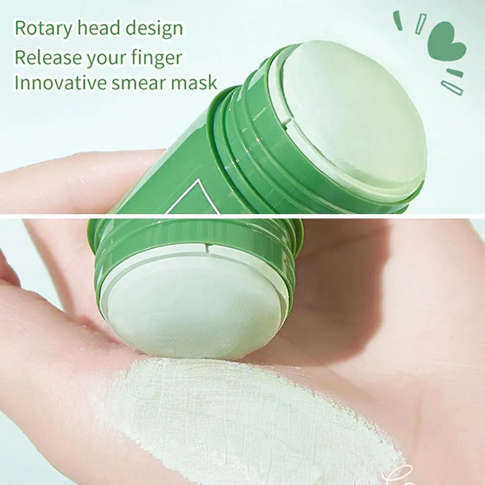 Green Tea Clay Mask Stick – Deep Pore Cleansing, Acne & Blackhead Control | Face Mask for All Skin Types
