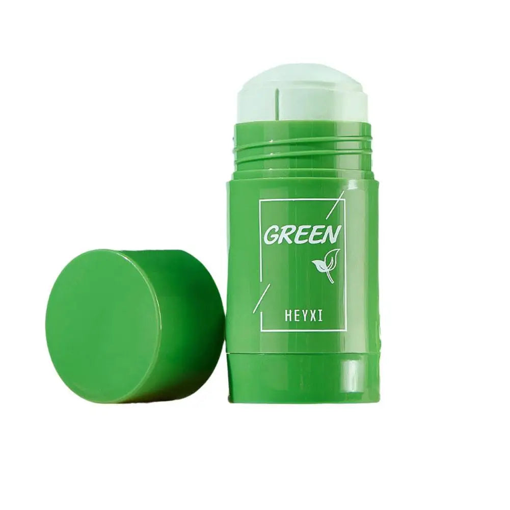 Green Tea Clay Mask Stick – Deep Pore Cleansing, Acne & Blackhead Control | Face Mask for All Skin Types